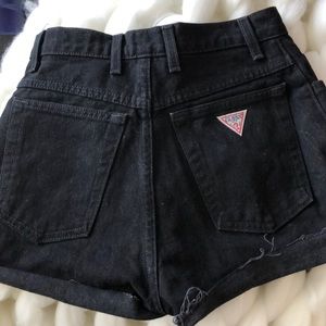 Vintage Guess jean shorts
